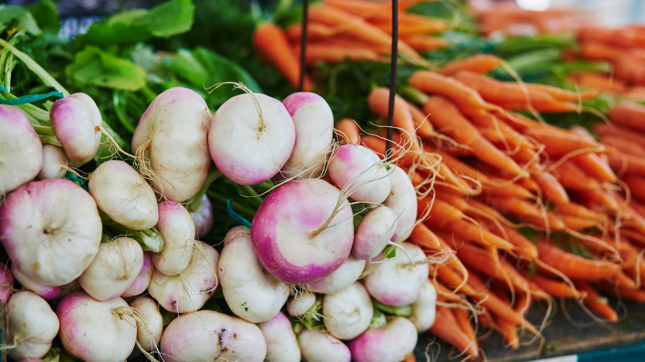 carrots and turnips