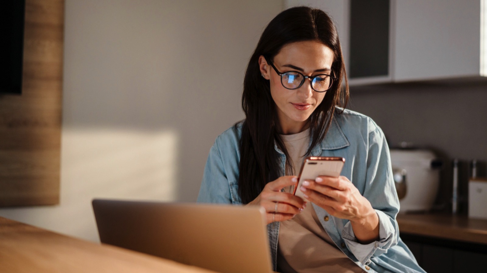 Woman with mobile