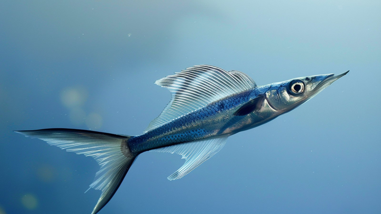 The Cheilopogon Melanurus, or the Atlantic Flyingfish