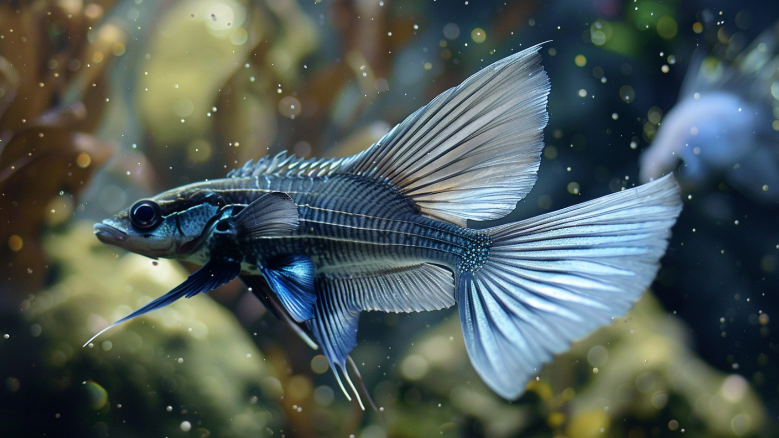 The Parexocoetus Brachypterus, commonly known as the Sailfin Flyingfish