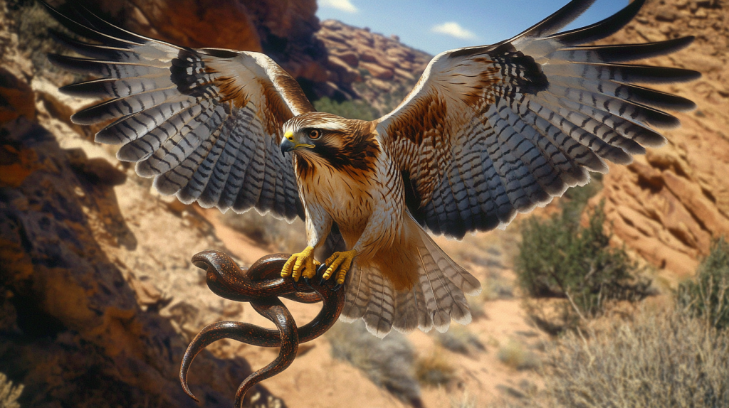 Red-tailed Hawk | 12 Birds That Feed on Snakes