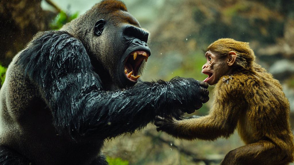 Gorillas Grab at Monkeys | 15 Unlikely Hunters That Target Surprising Prey
