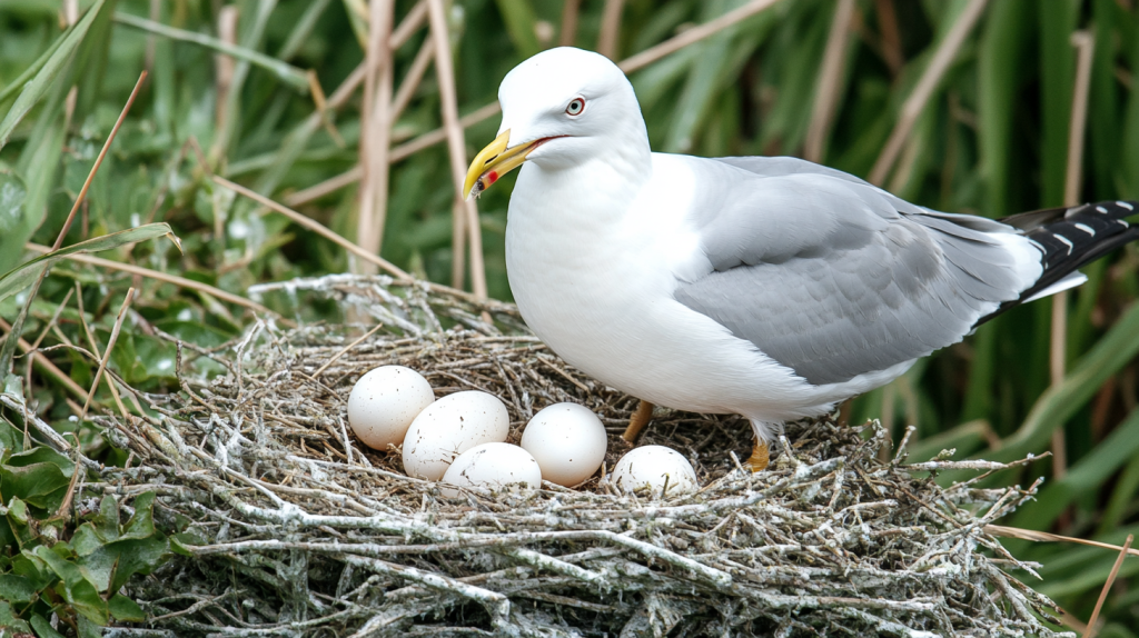 Herring Gull | 12 Birds Known to Eat Other Birds' Eggs